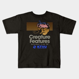 Creature Features w/ Bob Wilkins Kids T-Shirt